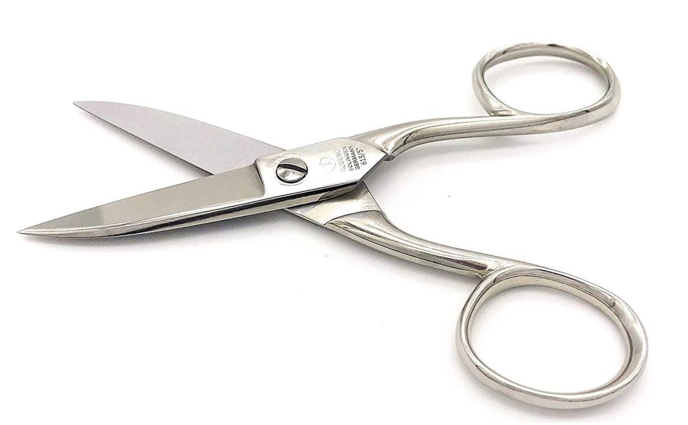 Nůžky na technické tkaniny-celokovové; mikrozoubky; ROBUSO