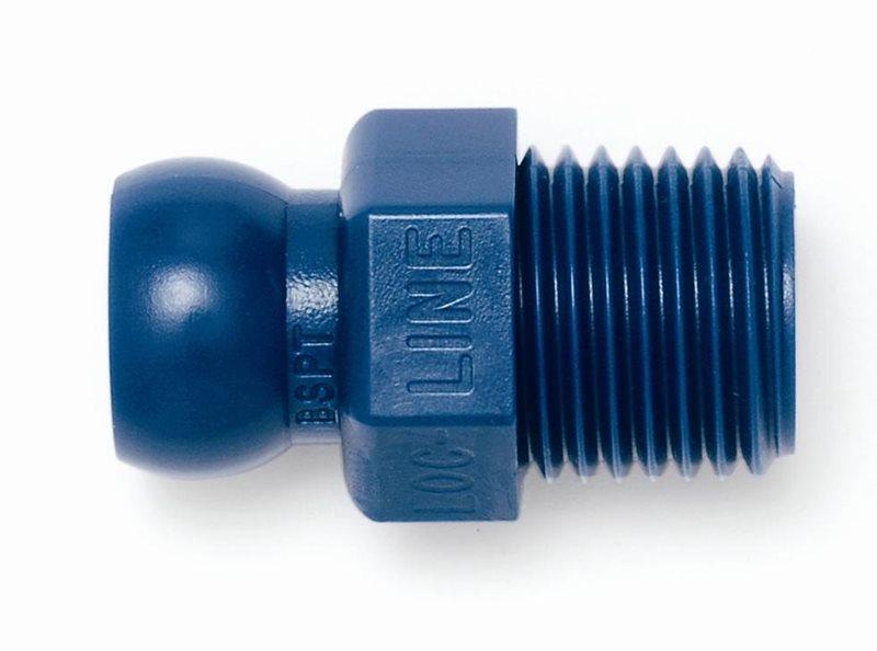 Hrdlo se závitem LOC-LINE 1/4"- závit BSPT 1/4"