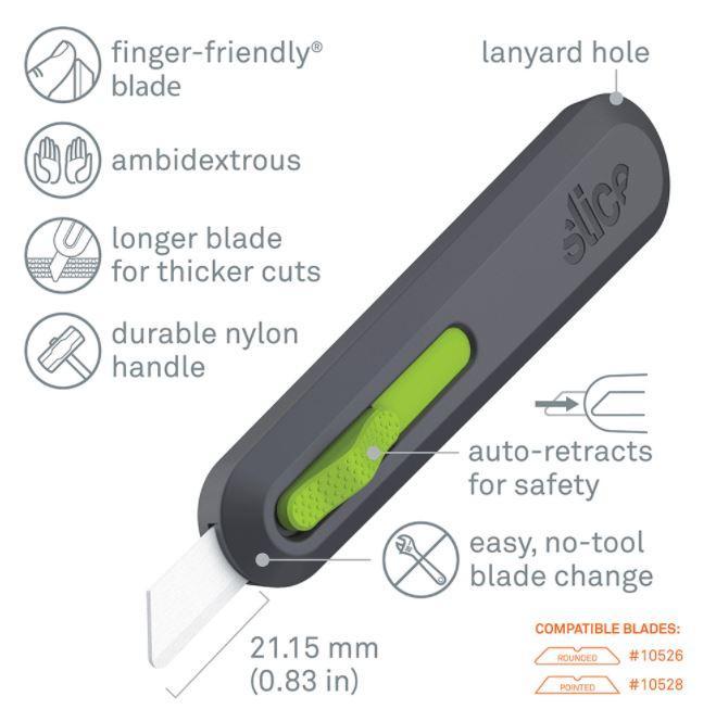 Bezpečnostní nůž automatický keramický, SLICE