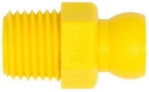 Hrdlo se závitem LOC-LINE, 1/4"- žluté