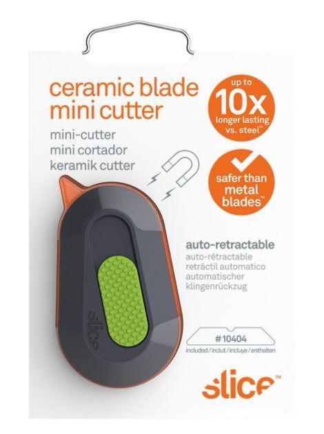 Bezpečnostní nůž kapesní automatický Mini Cutter keramický, SLICE