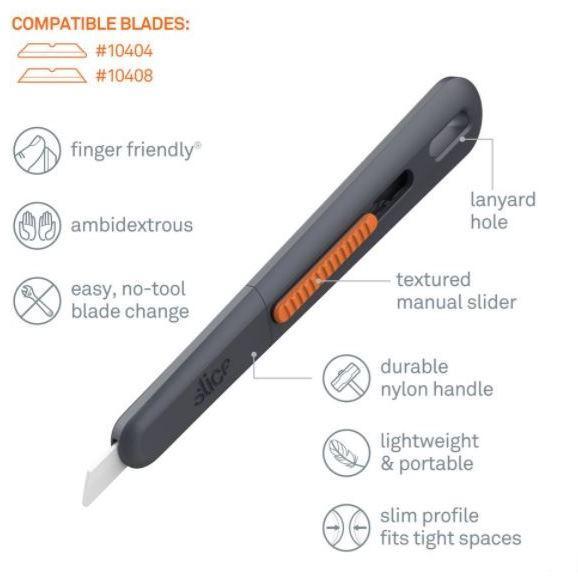 Bezpečnostní nůž polohovatelný, keramický Slim pen ,SLICE