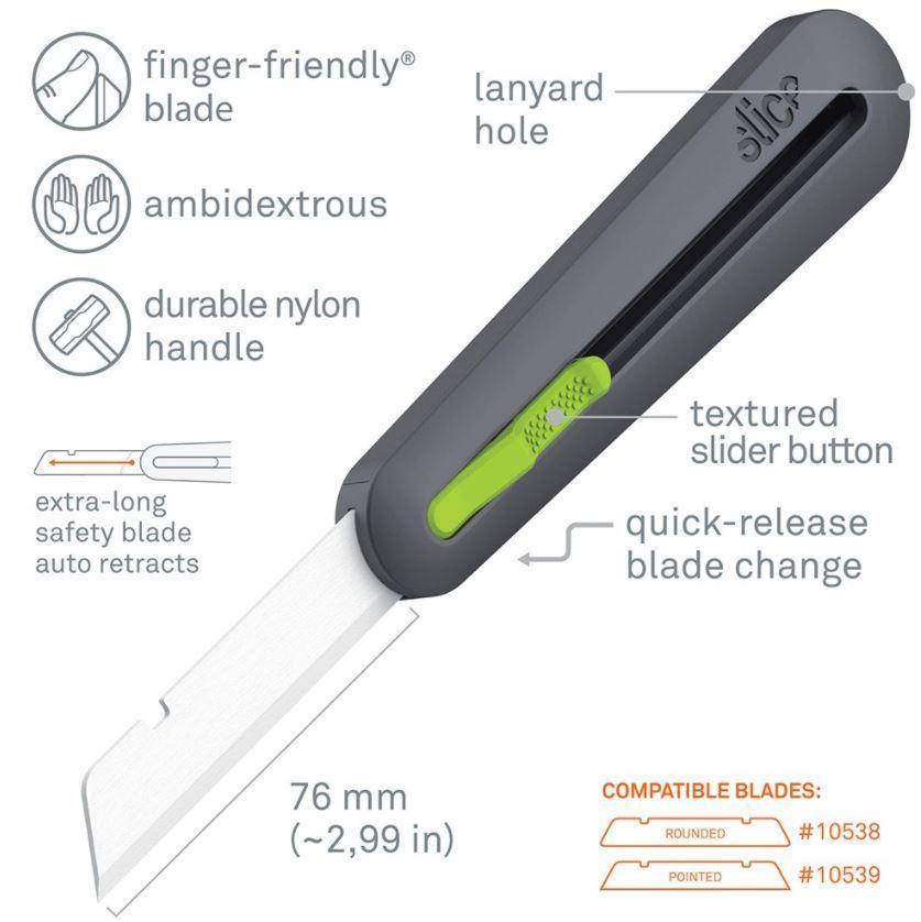 Bezpečnostní nůž automatický keramický INDUSTRIAL KNIFE ,SLICE