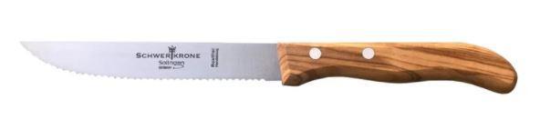 Steakový nůž zoubkovaný 24 cm; Schwertkrone Solingen