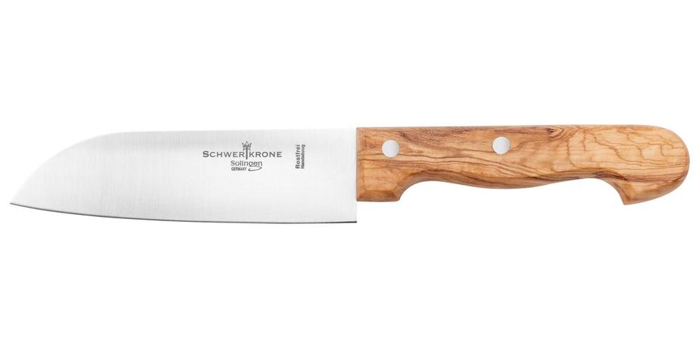 Nůž japonského typu Santoku; Německé kvality Schwertkrone Solingen