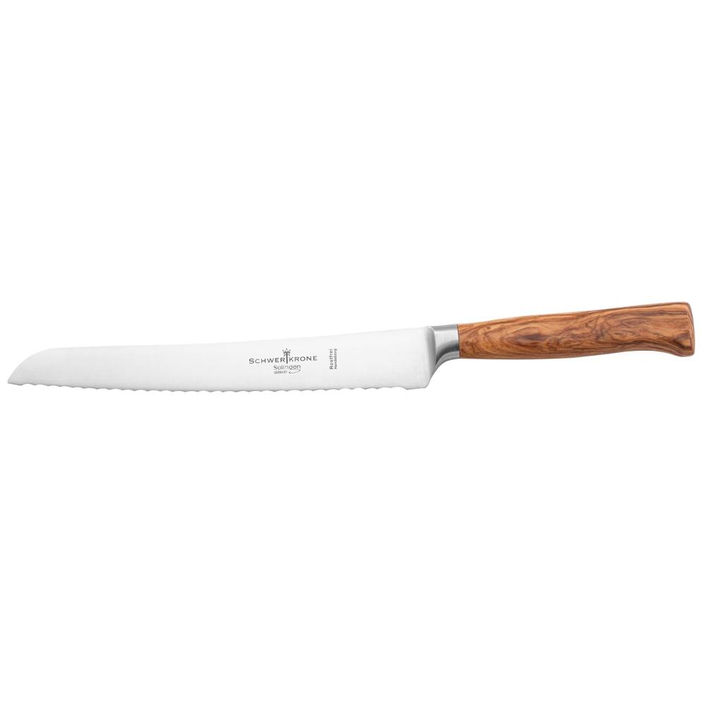 Nůž na chleba zoubkovaný s čepelí 21 cm; Schwertkrone Solingen