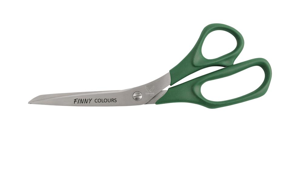 Nůžky rovné-plast.rukojeť (zelené); Kretzer Solingen FINNY